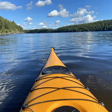 With Annex And View Over Oymarksjoen Сasa de vacaciones *