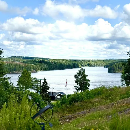 Nyaraló With Annex And View Over Oymarksjoen Ørje
